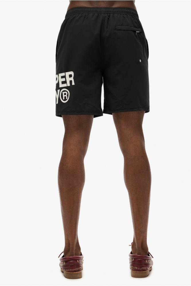 SPORTSWEAR LOGO 17 SWIM SHORT M3010247A BLACK